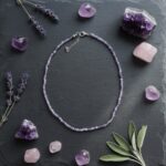 Ametist Doğal Taş Kolye